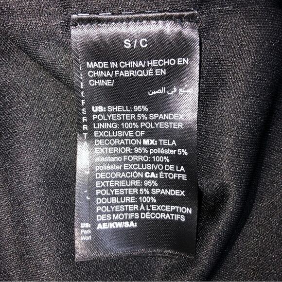 White House Black Market Crochet-Neck Printed Knit Shift Dress Small NWT - Picture 9 of 10